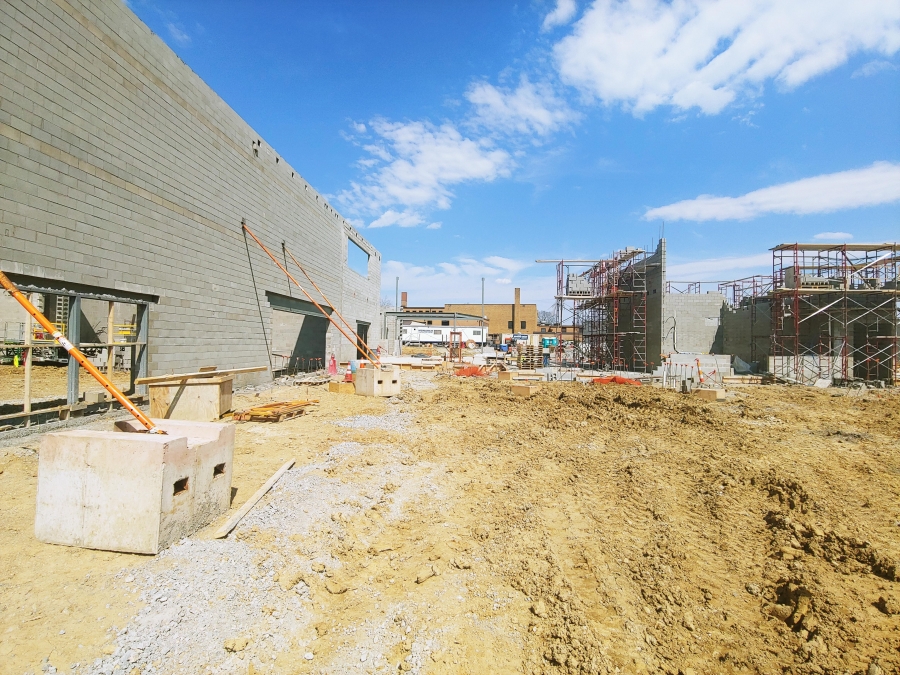 image of a building being built