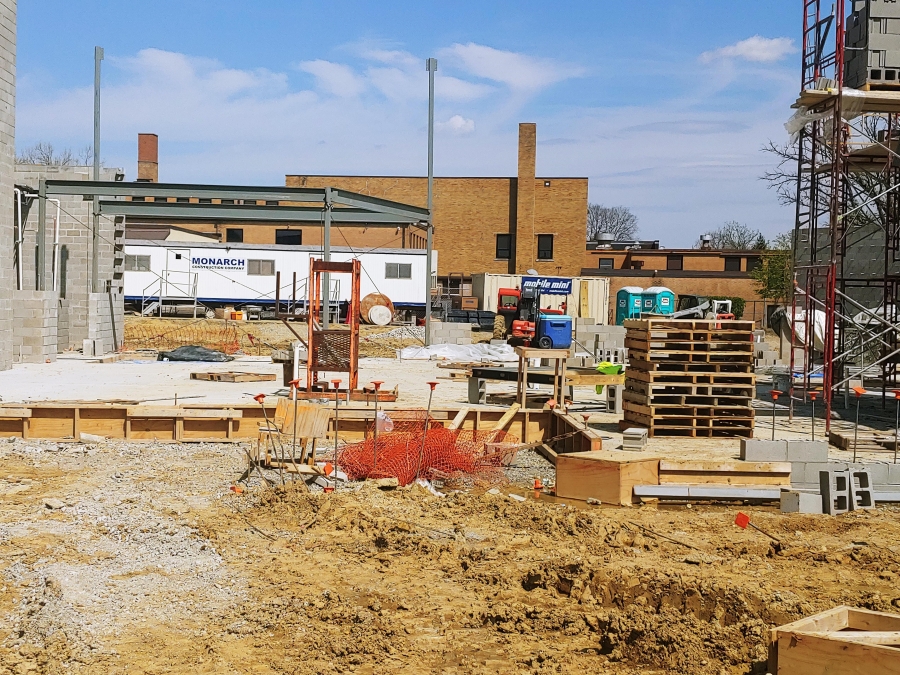 image of a building being built