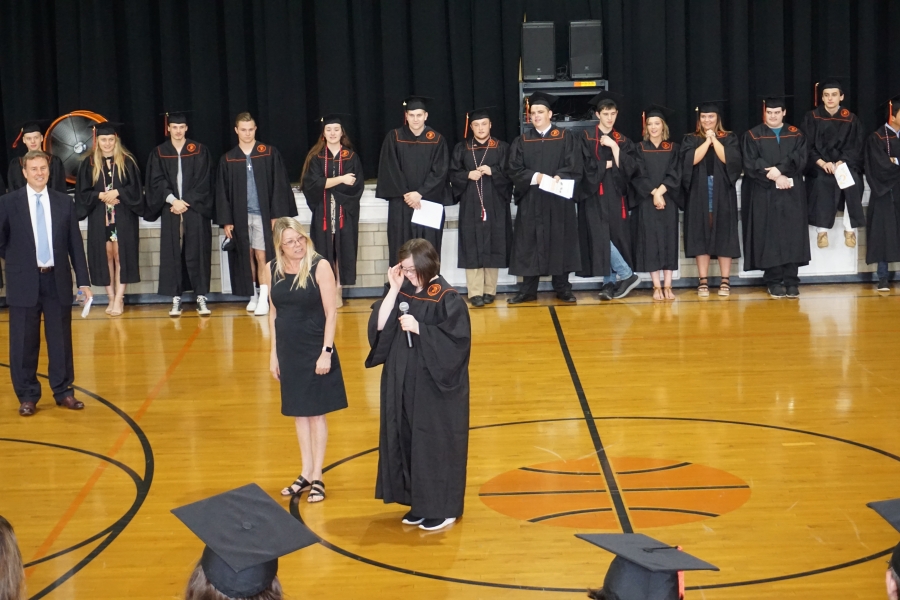 graduates in a circle