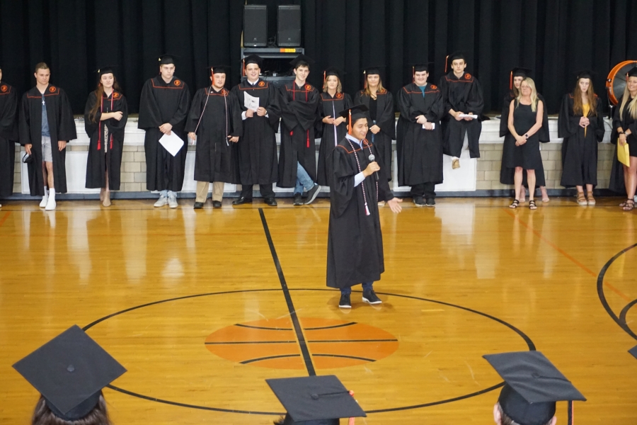 graduates in a circle