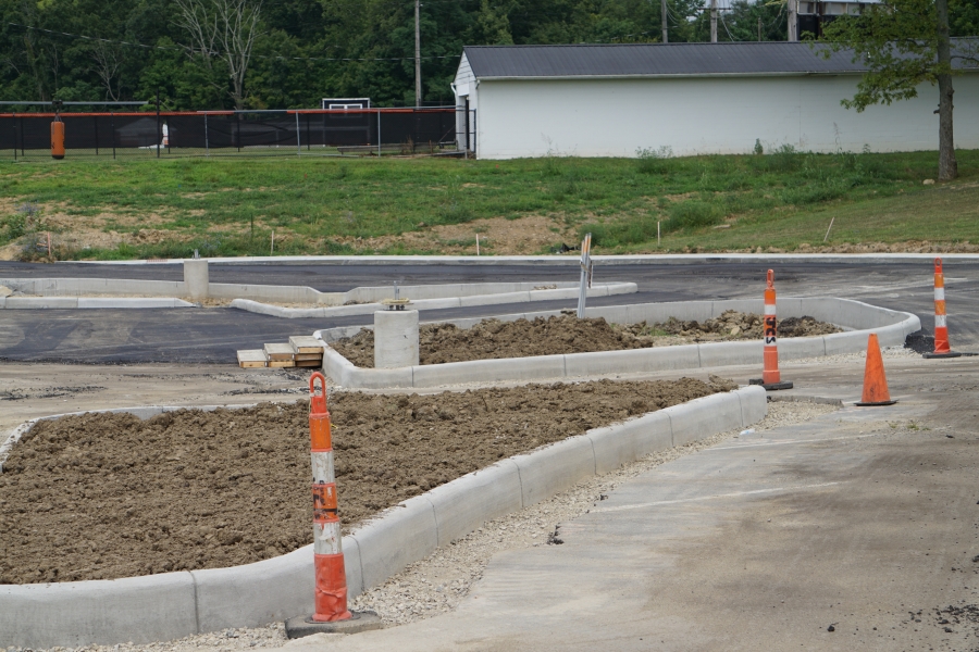 concrete island