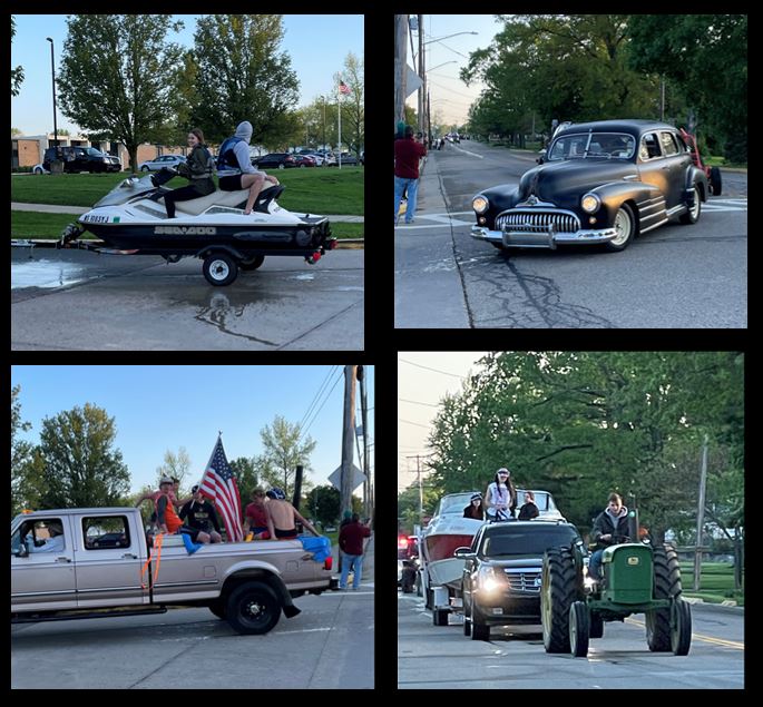 senior parade collage