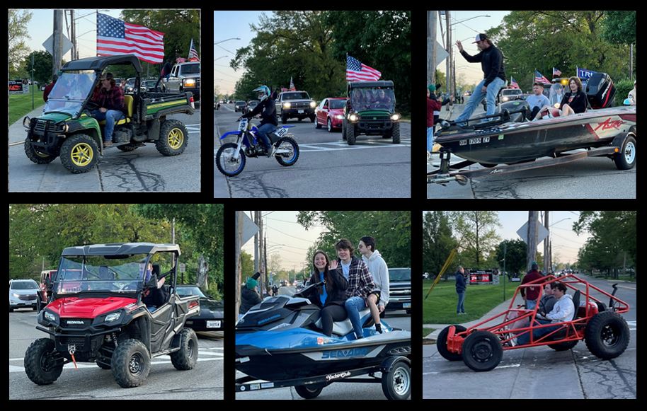 senior parade collage