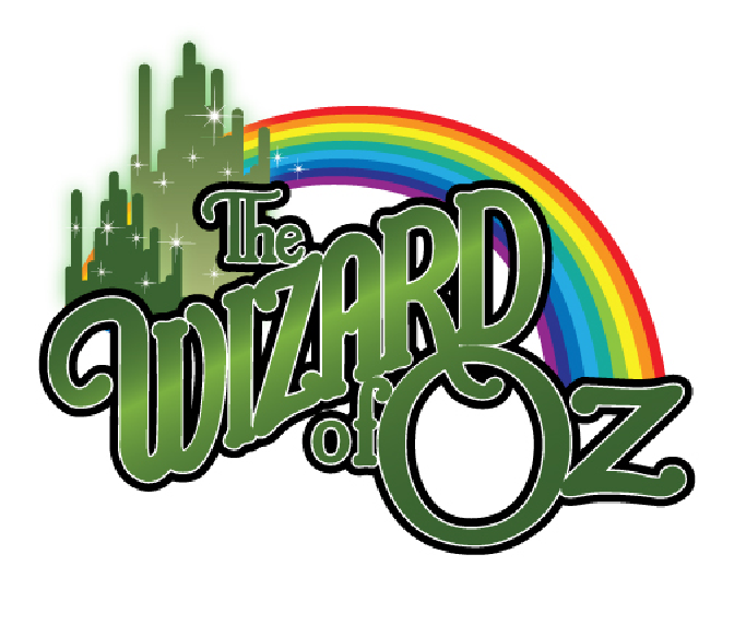 image of the Wizard of OZ and a rainbow