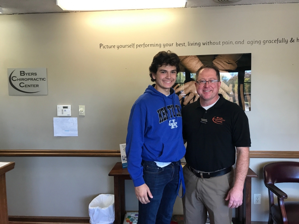 two men in a doctor office